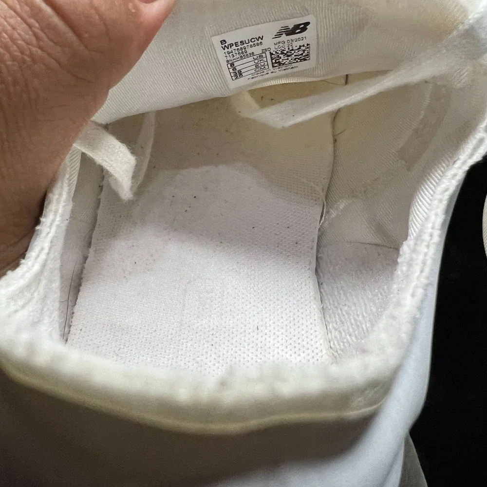 New Balance DynaSoft‎ Pesu V1 WPESUCW Womens US 8 B Running Shoes White Sneakers